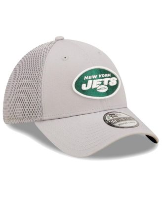 Men's Gray New York Jets Team Neo 39Thirty Flex Hat