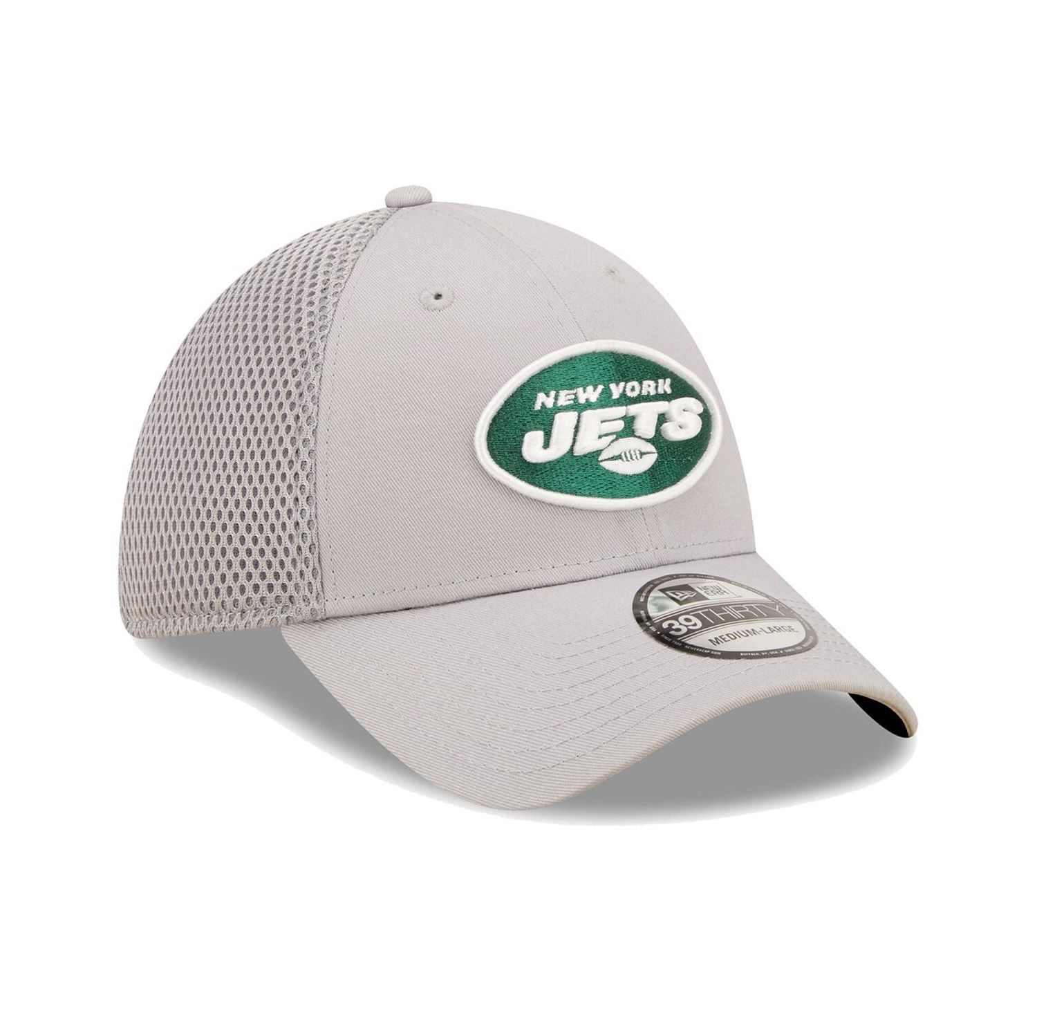 Men's Gray New York Jets Team Neo 39Thirty Flex Hat