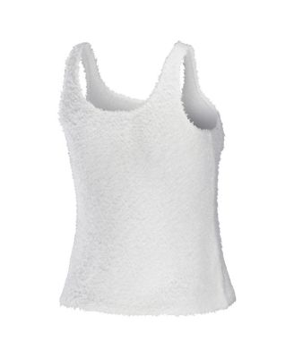 Women's Cream Chicago Bears Plus Size Cozy Scoop Neck Tank Top and Pants Set