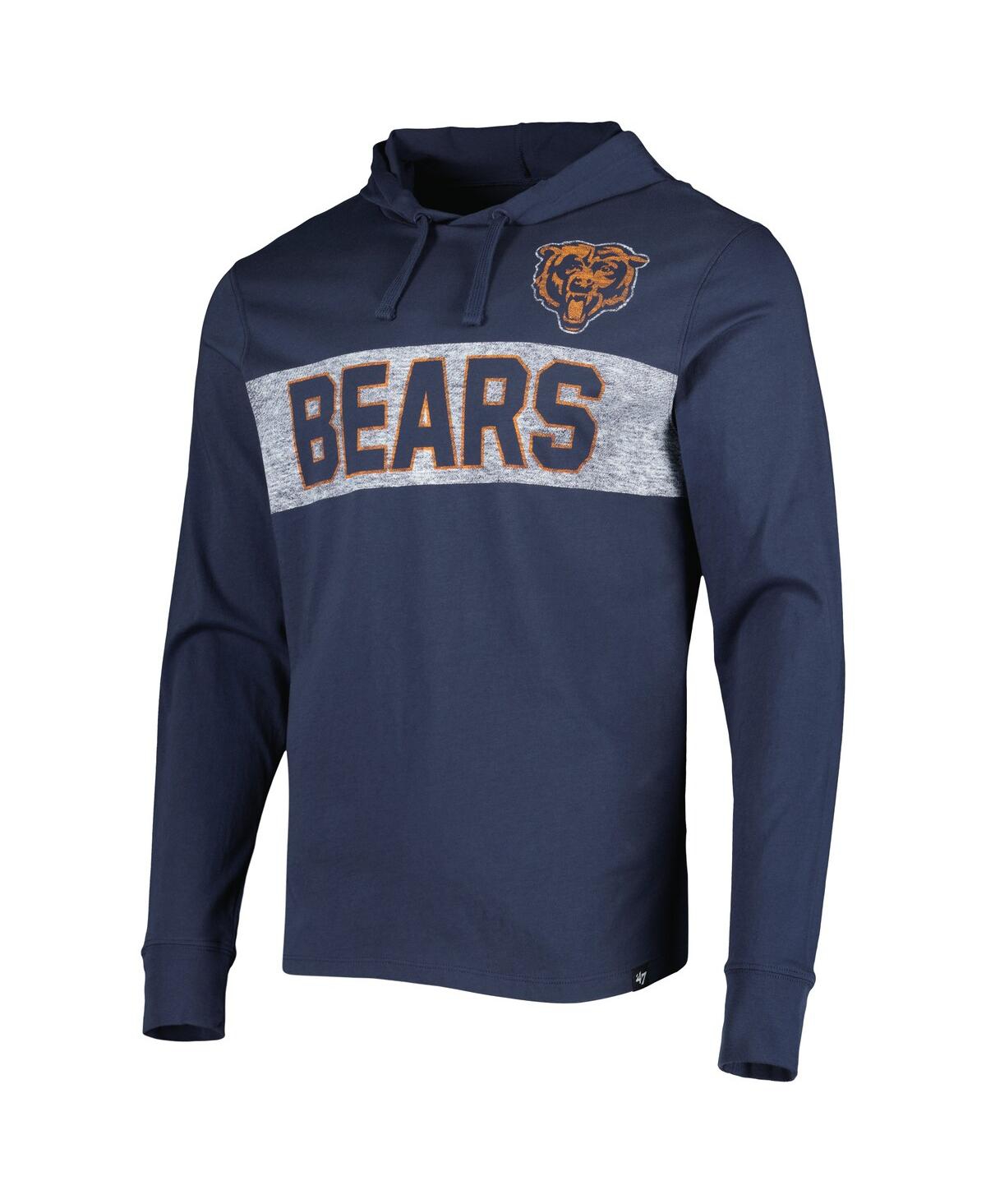 Men's '47 BrandChicago Bears Field Franklin Pullover Hoodie - Navy