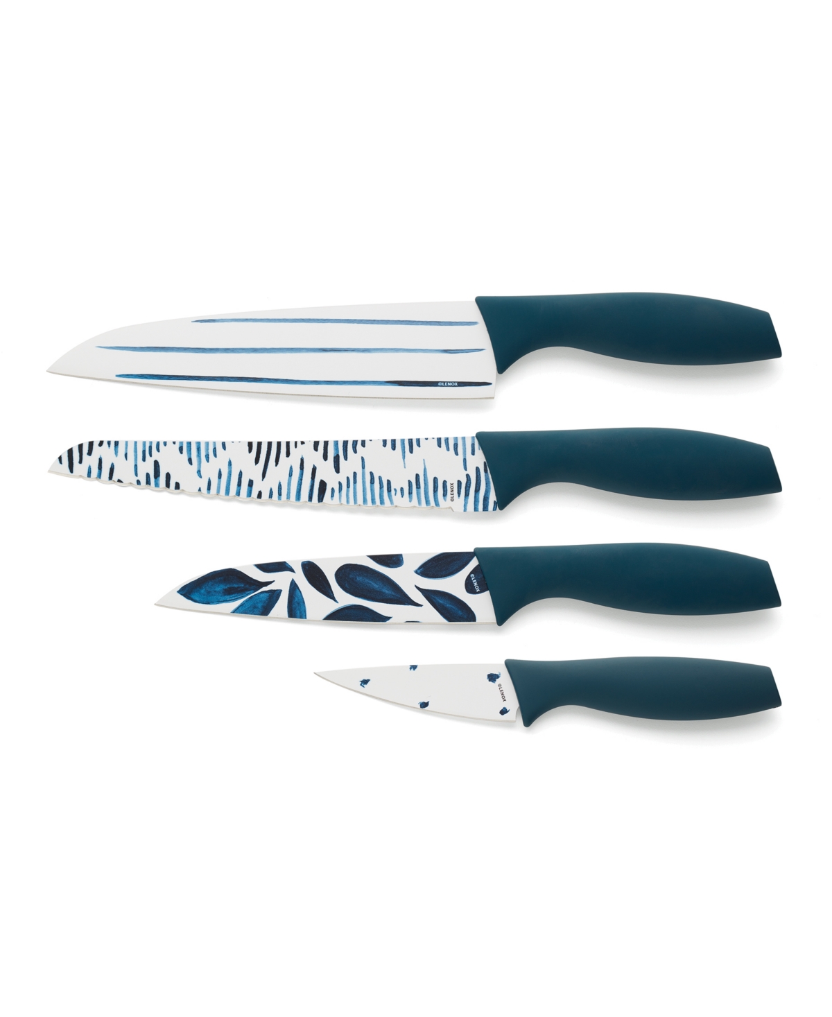 Lenox Blue Bay 4-piece Knife Set In White