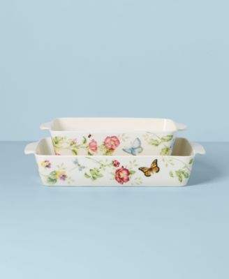 Butterfly Meadow Rectangular Baker 2-Piece Set