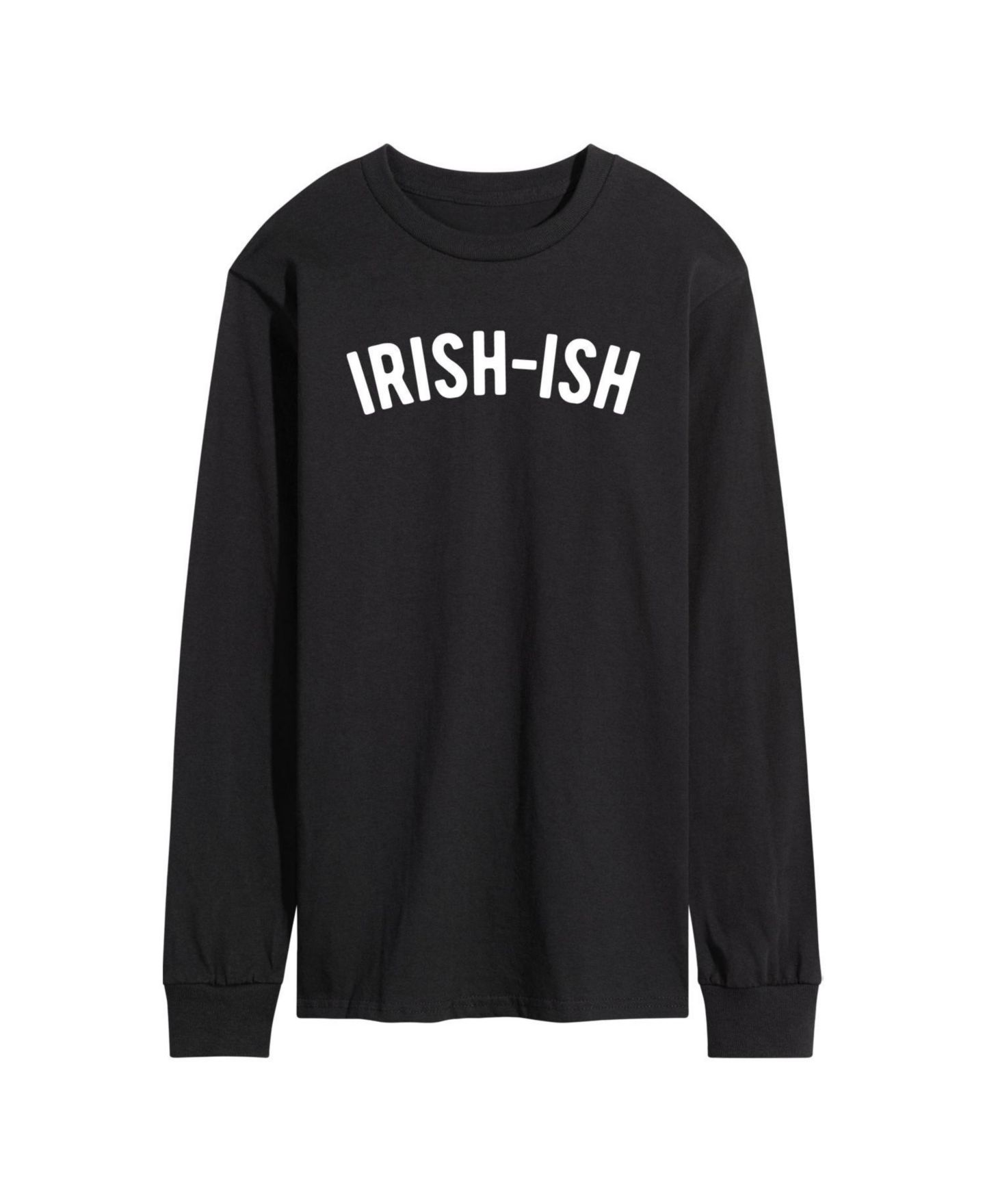 Мужская футболка AIRWAVES Irsih-Ish Long Sleeves, цвет: Чёрный — фото 1