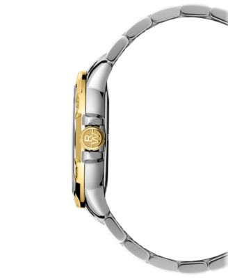 Men's Swiss Tango Classic Two-Tone Stainless Steel Bracelet Watch 41mm