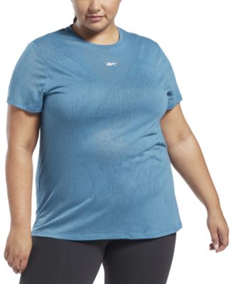 Reebok - Plus Size Burnout Training T-Shirt
