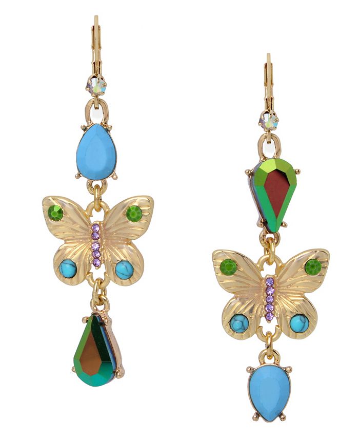 Betsey johnson butterfly new arrivals earrings