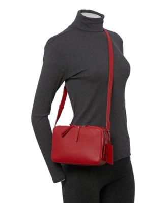 Women's Pebbled Rachel Camera Style Crossbody Handbag