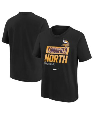 Nike 2022 NFC North Champions Trophy Collection (NFL Minnesota Vikings)  Men's Long-Sleeve T-Shirt.