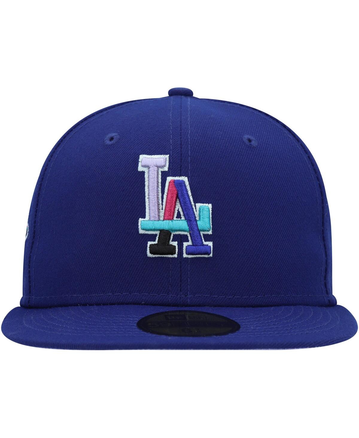 Men's New EraLos Angeles Dodgers 1988 World Series Polar Lights 59FIFTY Fitted Hat - Royal