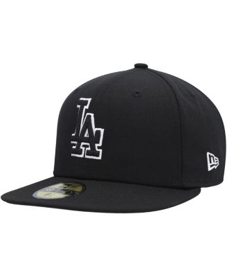 Men's New Era Los Angeles Dodgers Black on DUB 59FIFTY Fitted Hat