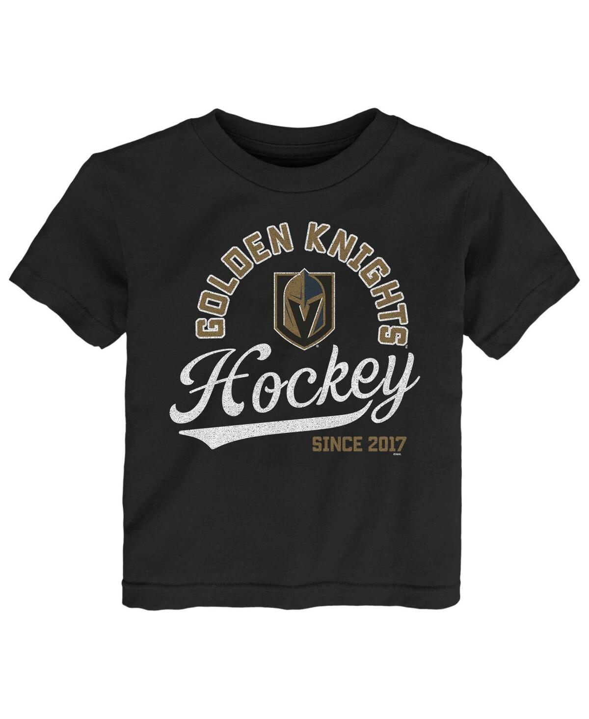 Shop Outerstuff Toddler Boys And Girls Black Vegas Golden Knights Take The Lead T-shirt
