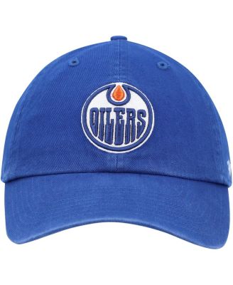 Men's Royal Edmonton Oilers Clean Up Adjustable Hat