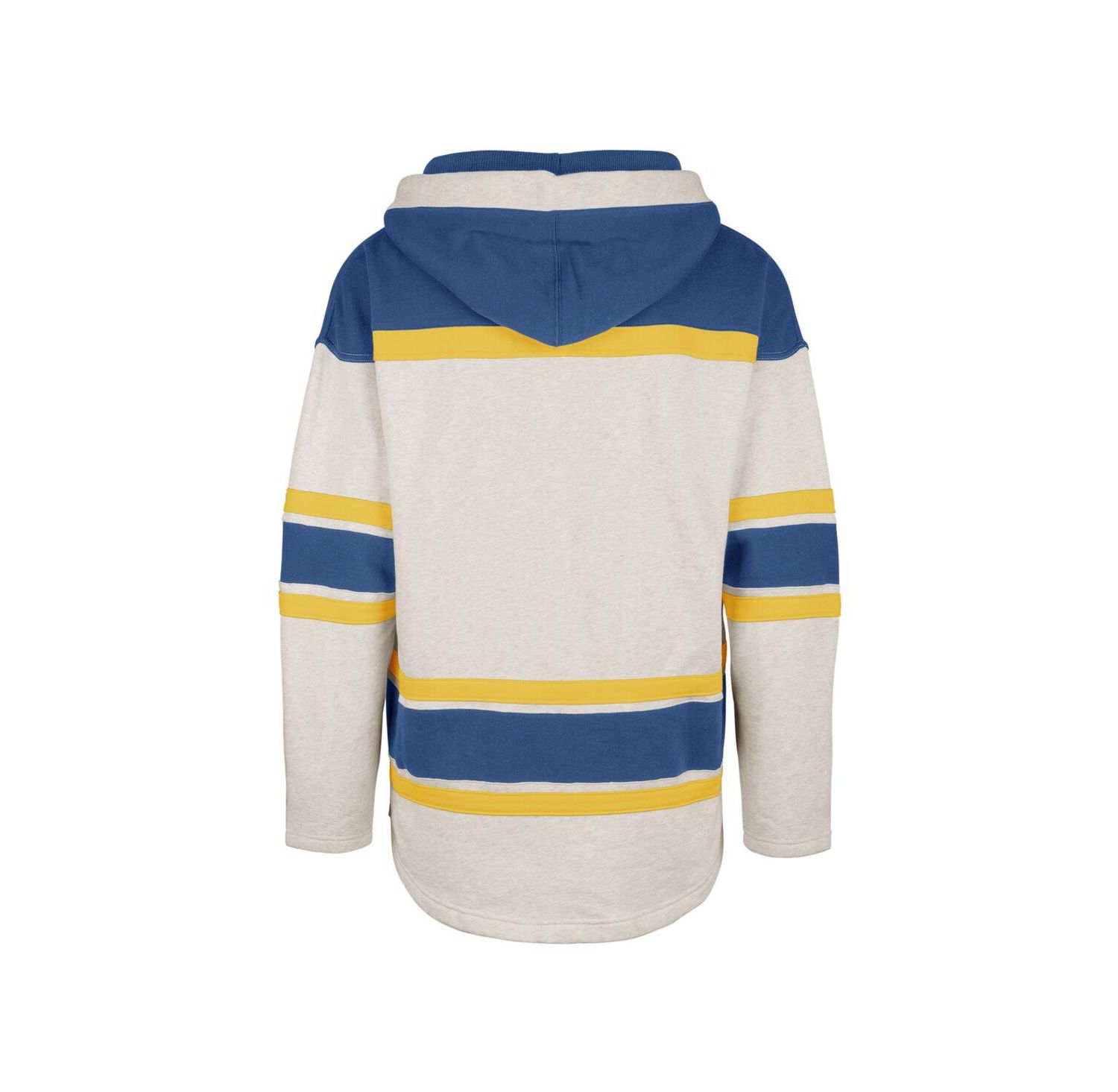 Men's Oatmeal St. Louis Blues Rockaway Lace-Up Pullover Hoodie