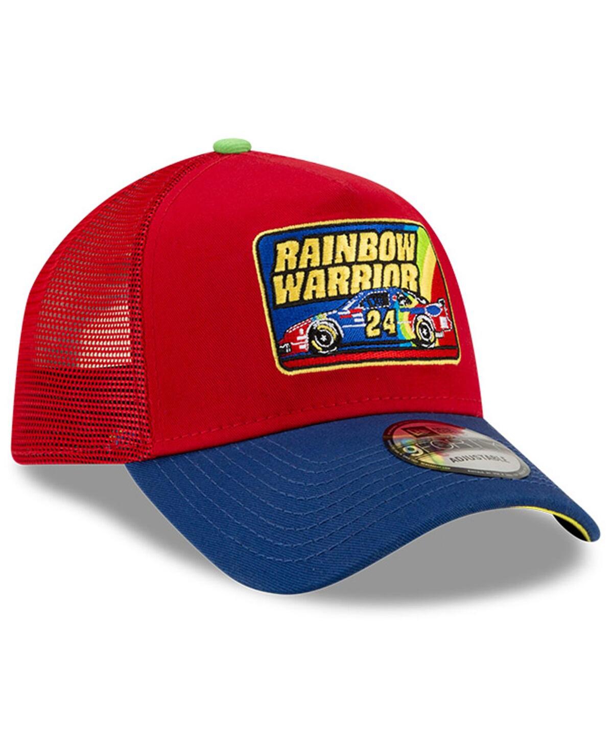Men's New Era Blue Jeff Gordon Legends 9FORTY A-Frame Adjustable Trucker Hat - Blue