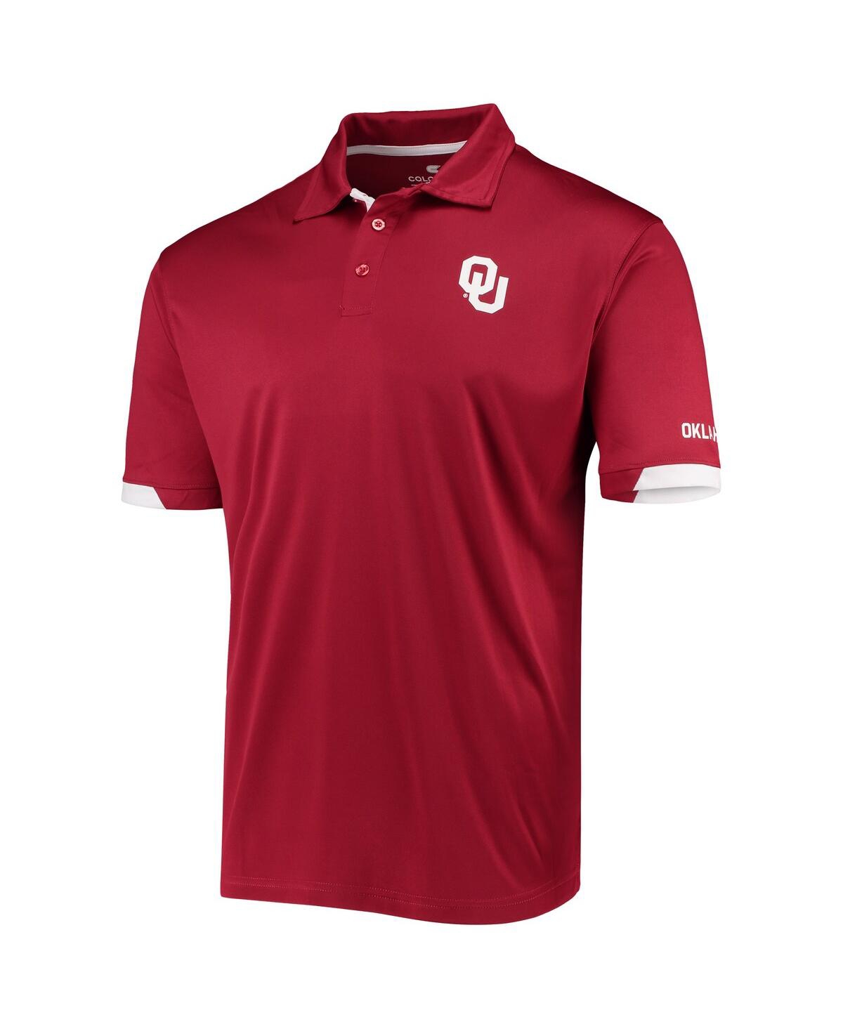 Men's ColosseumOklahoma Sooners Santry Polo Shirt - Crimson