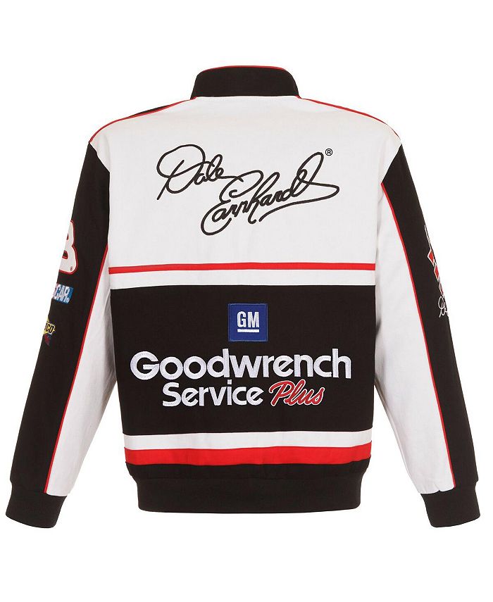 JH Design Men's White, Black Dale Earnhardt Goodwrench Twill Uniform