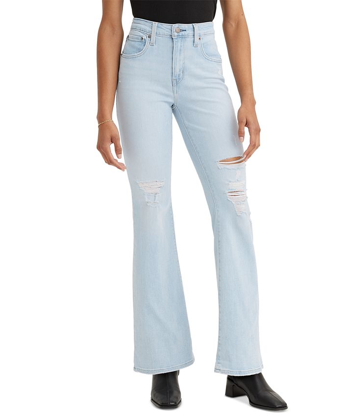 Levi's Women's 726 High Rise Flare Jeans in Short Length & Reviews - Jeans  - Women - Macy's