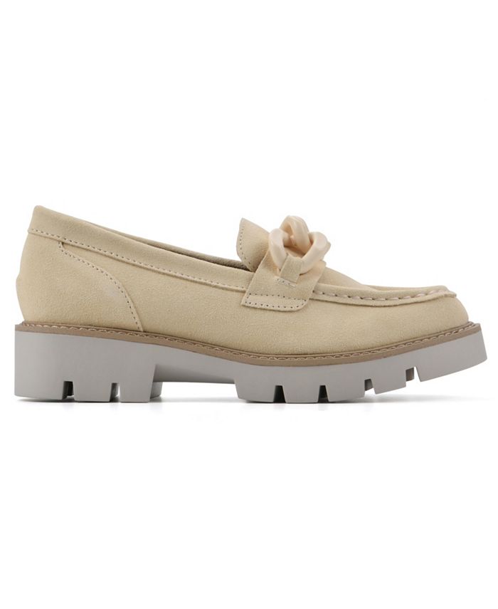 White Mountain Women's Goodie Lug Sole Loafers - Macy's
