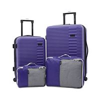 4-Piece Kensie Hillsboro Rolling Hardside Collection Set (6 colors)