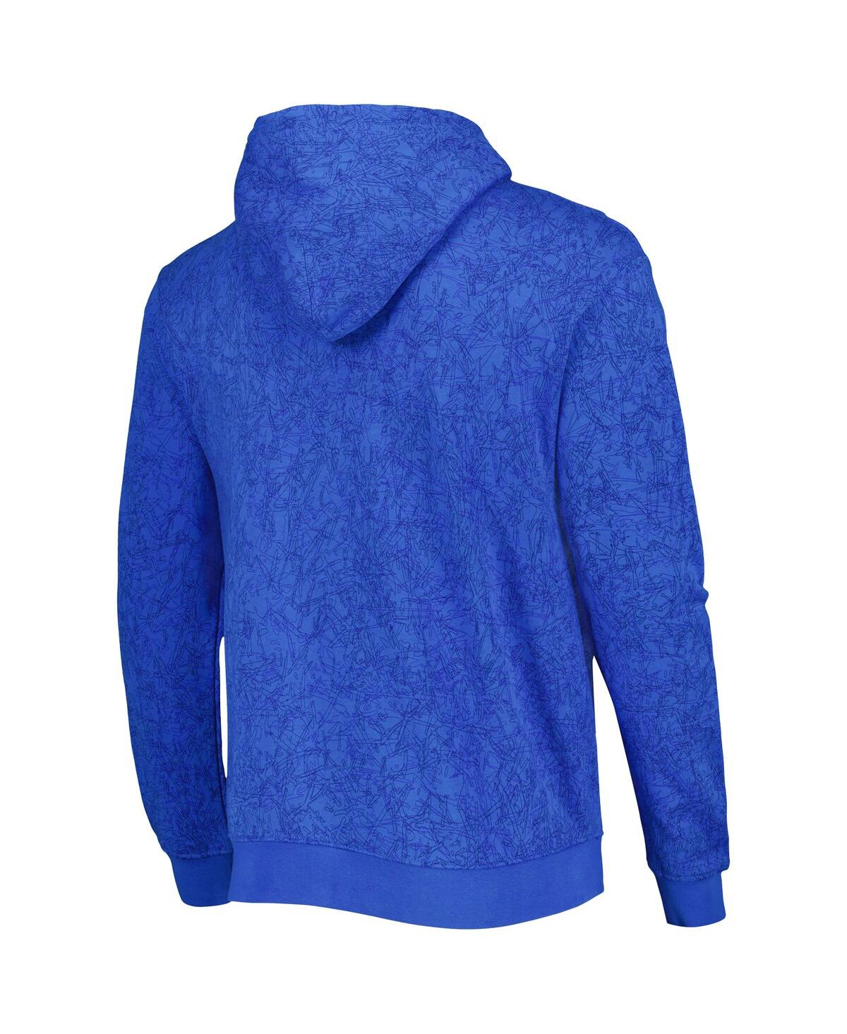 JORDAN MEN'S JORDAN BLUE UCLA BRUINS LOGO TRAVEL PULLOVER HOODIE 