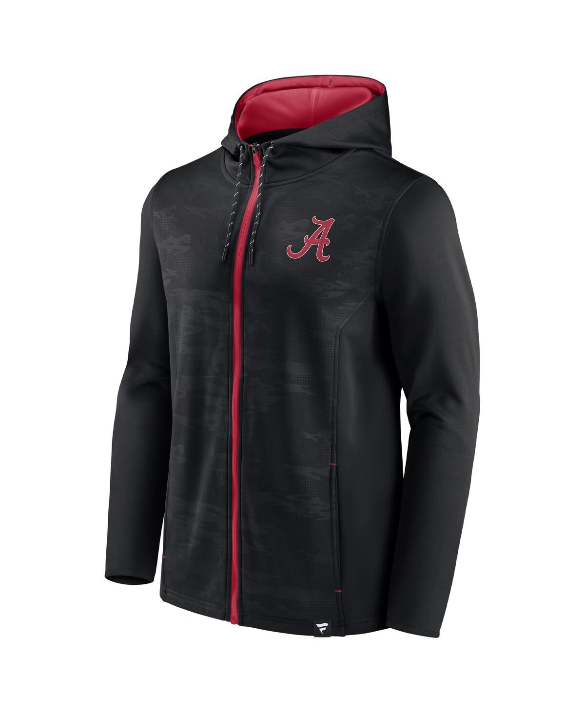 Men's FanaticsAlabama Crimson Tide Ball Carrier Full-Zip Hoodie - Black