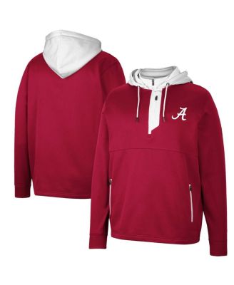 Men's Alabama Crimson Tide Luge 3.0 Quarter-Zip Hoodie