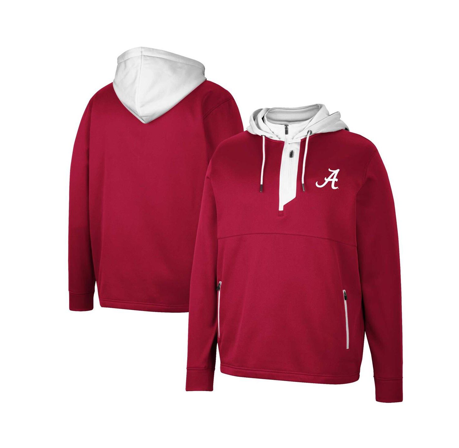 Men's Alabama Crimson Tide Luge 3.0 Quarter-Zip Hoodie
