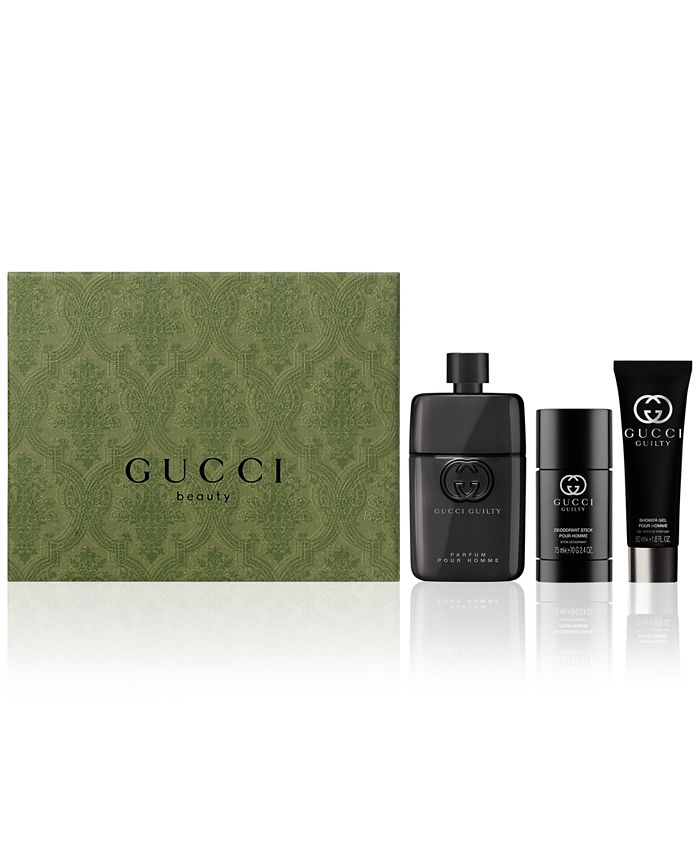 Gucci Men's 3-Pc. Guilty Parfum Gift Set - Macy's