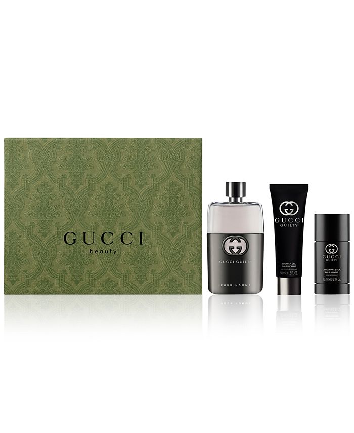 Gucci Men's 3-Piece Guilty Pour Homme Eau de Toilette Spring Gift Set