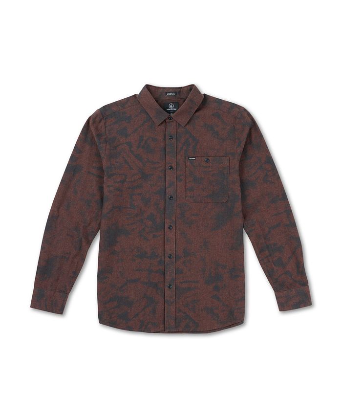 Men's Tie Dye Flannel Long Sleeves Shirt Macy's