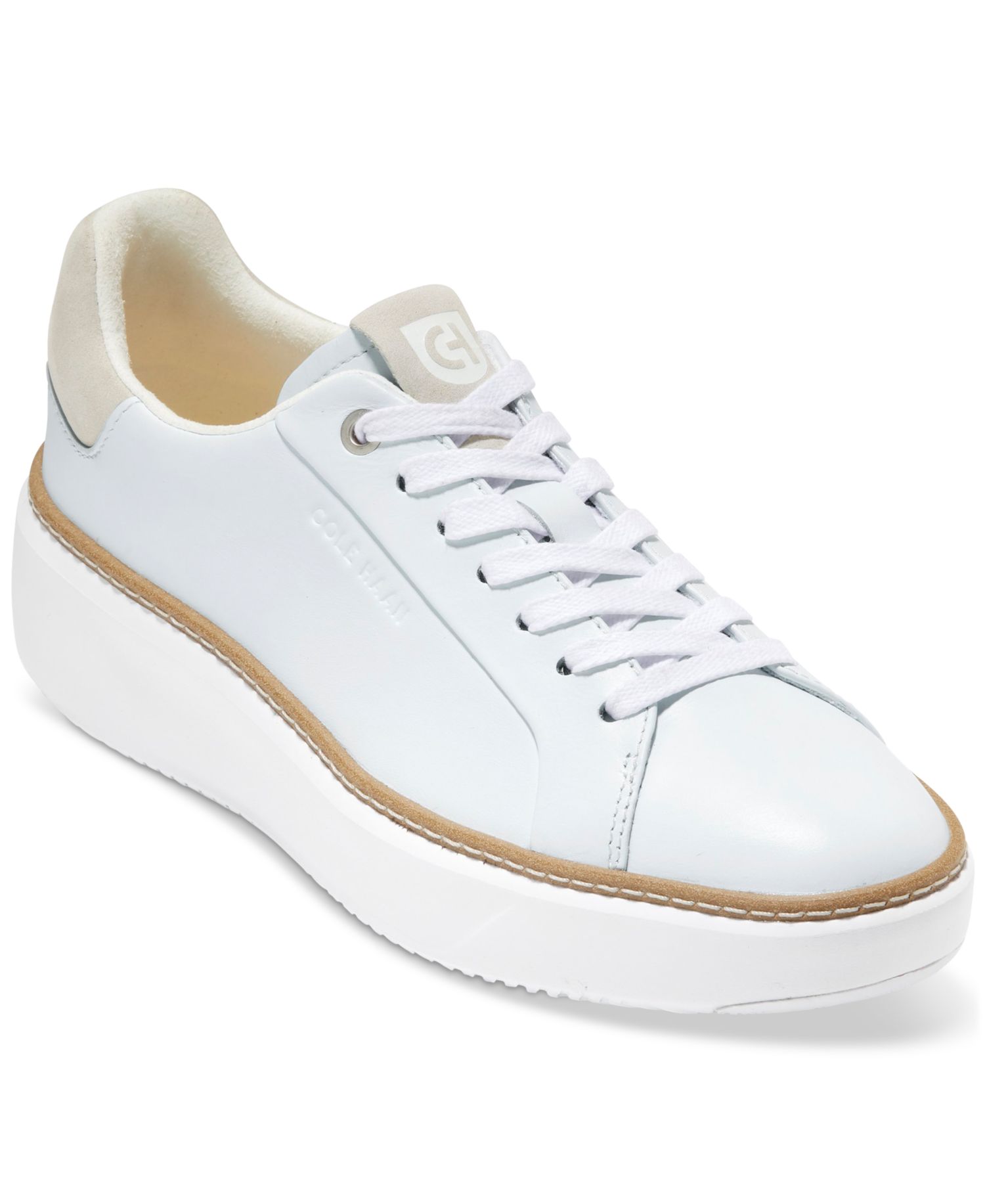 Women's Leather Grandpro Topspin Casual Sneakers