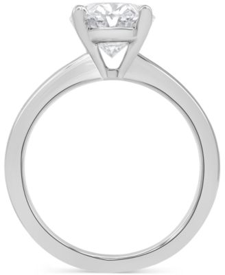 Certified Lab Grown Diamond Oval Solitaire Engagement Ring (4 ct. t.w.) in 14k Gold