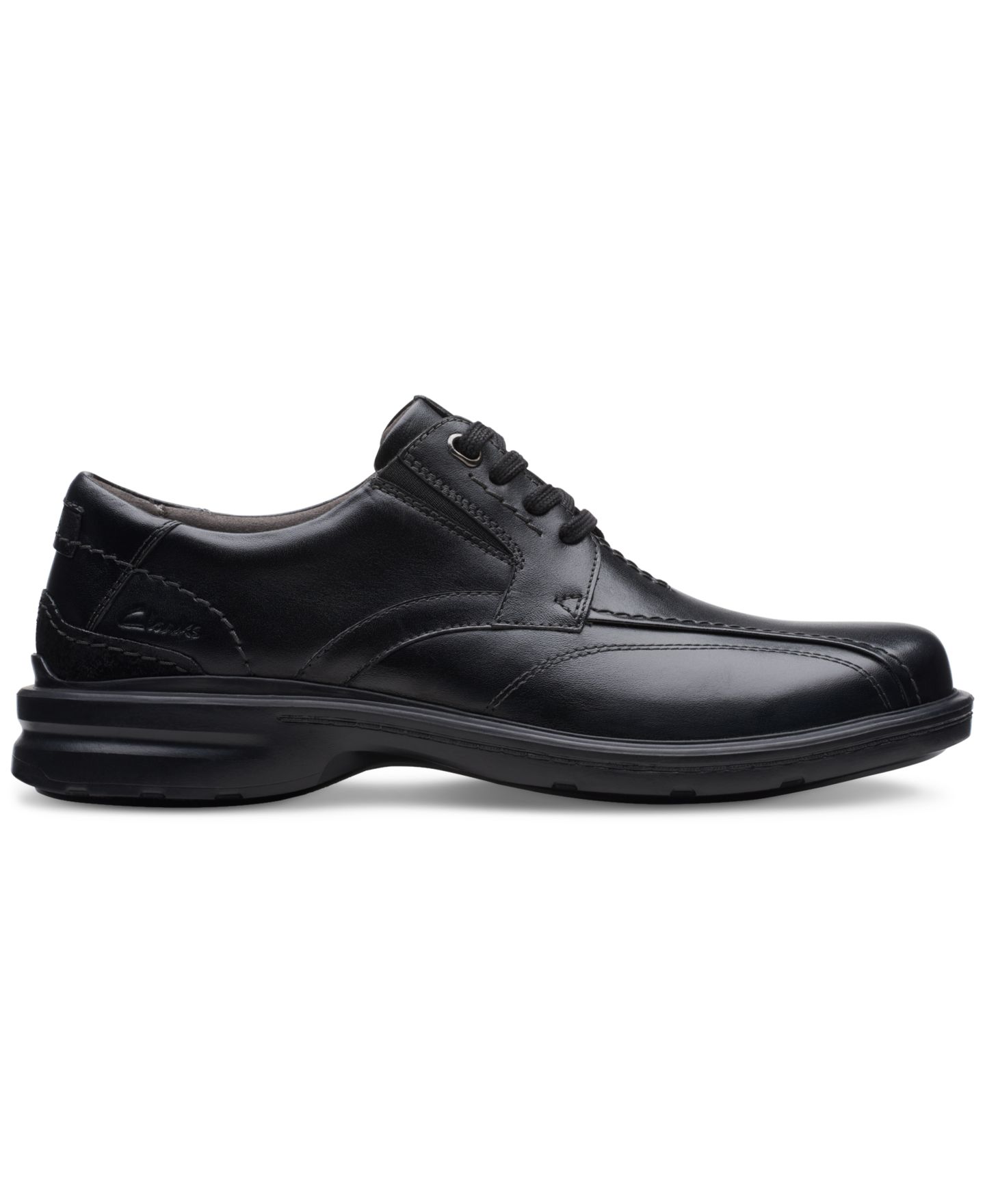 Мужские кроссовки Clarks Gessler Lace Casual, цвет: Чёрный кожаный — фото 2