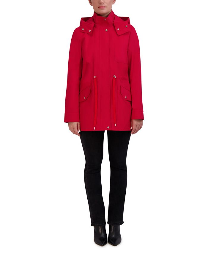 Cole haan red shop raincoat