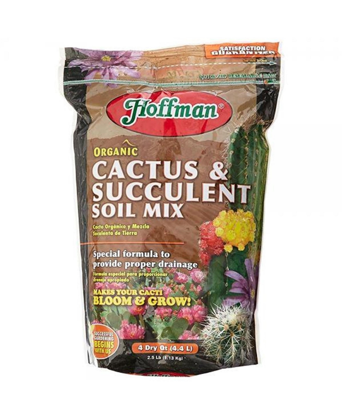 Hoffman 10404 Organic Cactus and Succulent Soil Mix, 4 Quarts - Open Miscellaneous