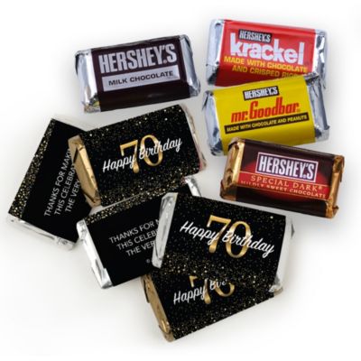 70th Birthday Party Candy Hershey's Chocolate Mix, 115 Pieces