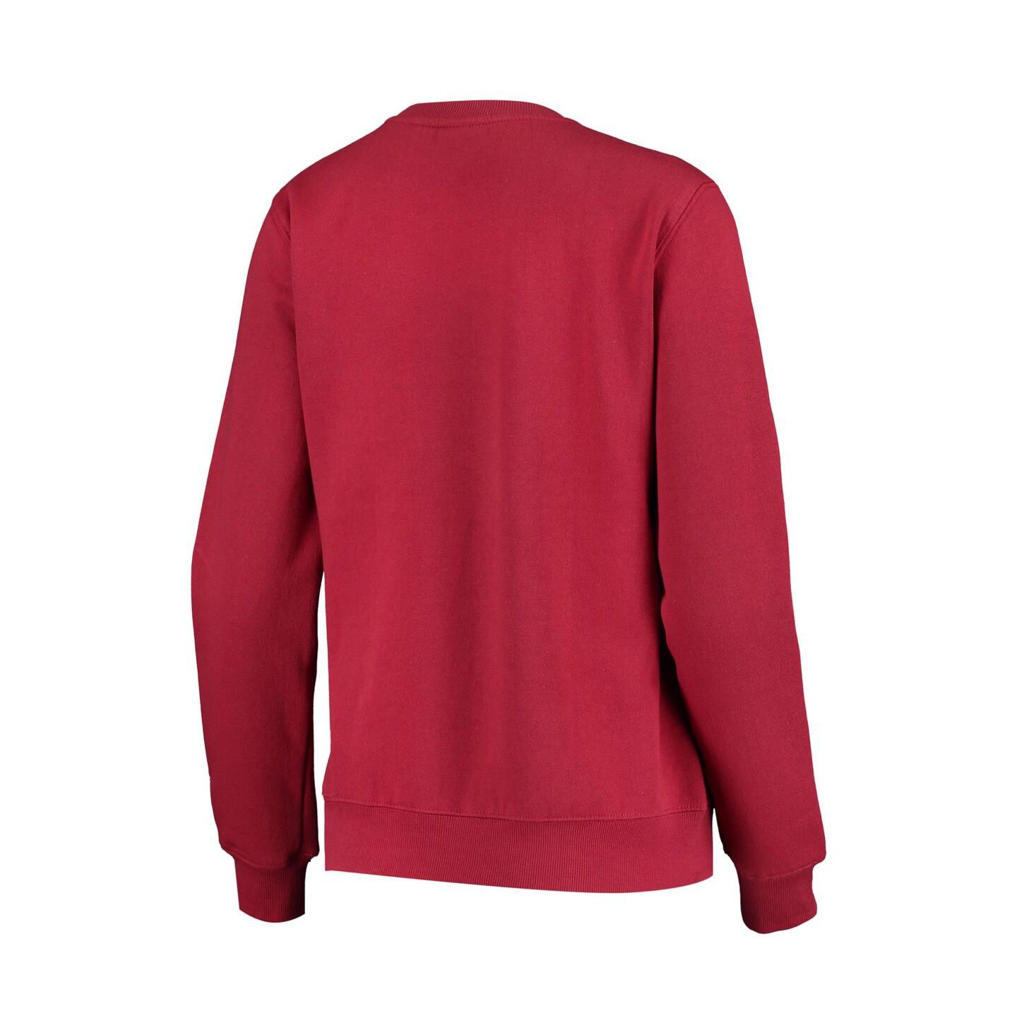Женская толстовка Colosseum Oklahoma Sooners Campanile Pullover, цвет: Малиновый — фото 3