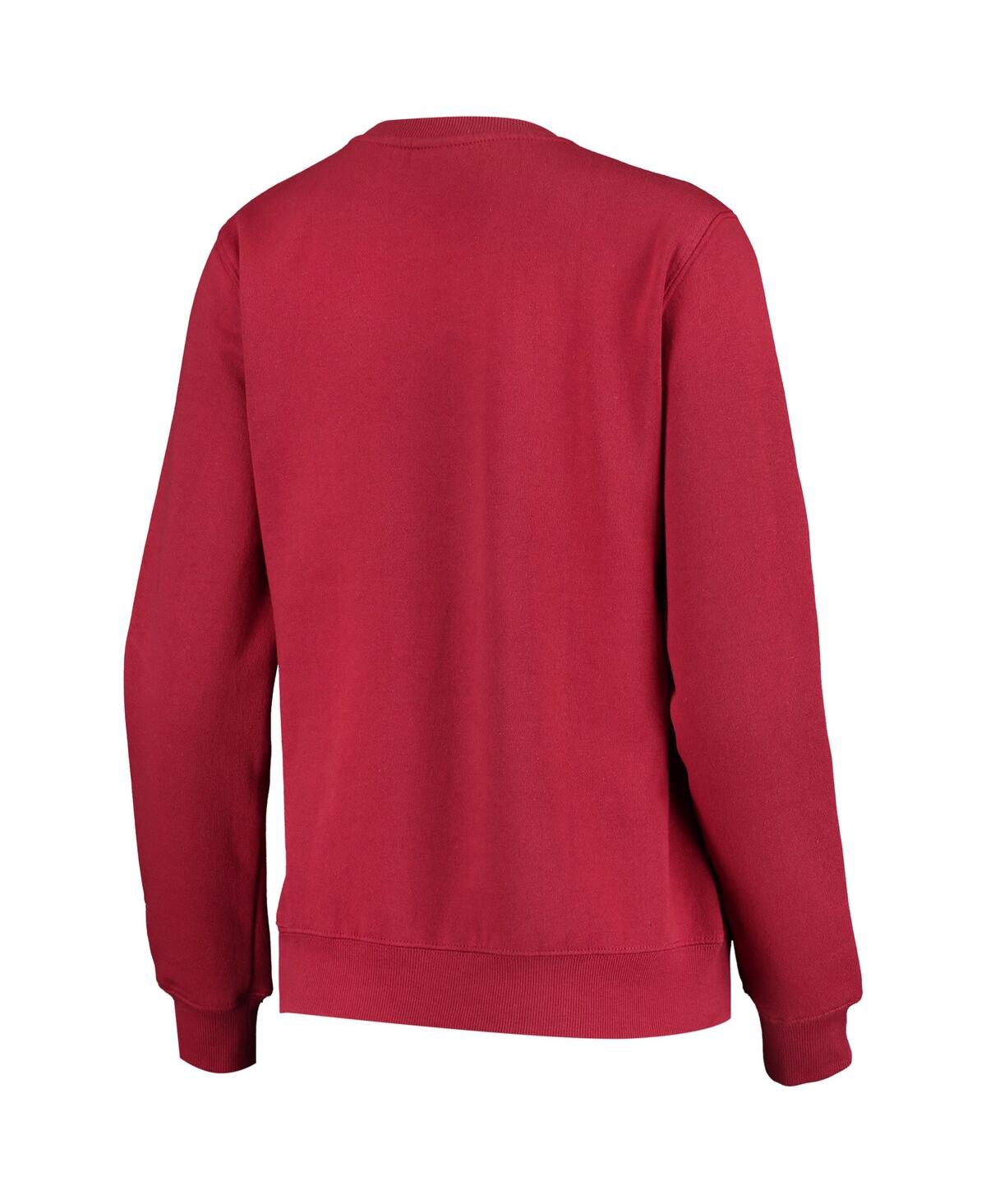 Colosseum Crimson Alabama Crimson Tide Campanile Pullover Sweatshirt In Crimson