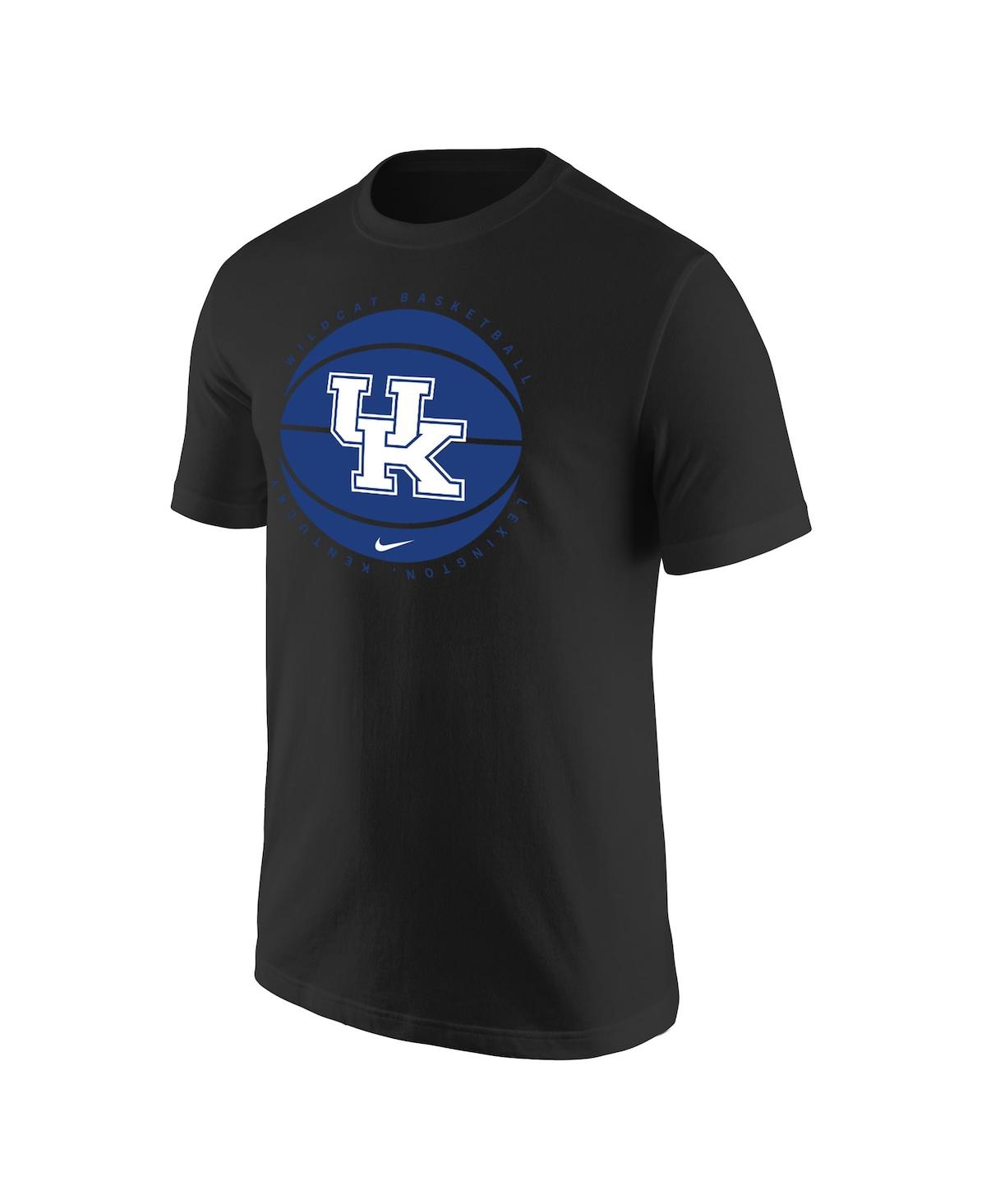 Shop Nike Men's Black Kentucky Wildcats Basketball Logo T-shirt