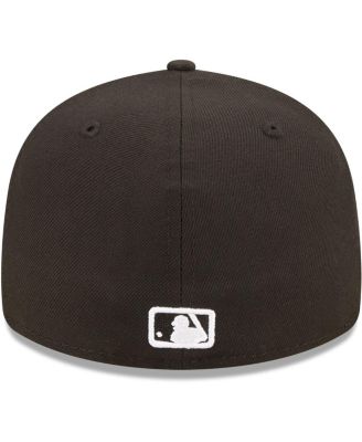 Men's Toronto Blue Jays Black, White Low Profile 59FIFTY Fitted Hat