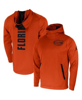 Men's Orange Florida Gators 2-Hit Performance Pullover Hoodie