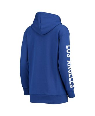 Women's Royal Los Angeles Rams Extra Point Pullover Hoodie