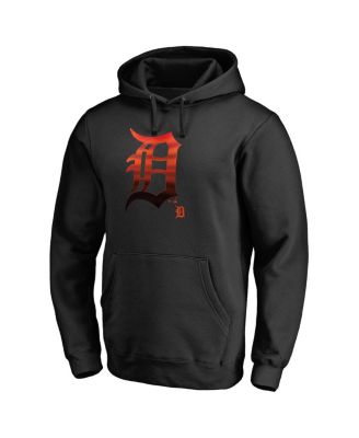 Men's Black Detroit Tigers Midnight Mascot Pullover Hoodie