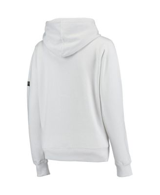 Women's White Michigan State Spartans Big Logo Pullover Sweatshirt