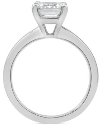 Certified Lab Grown Diamond Emerald-Cut Solitaire Engagement Ring (5 ct. t.w.) in 14k Gold