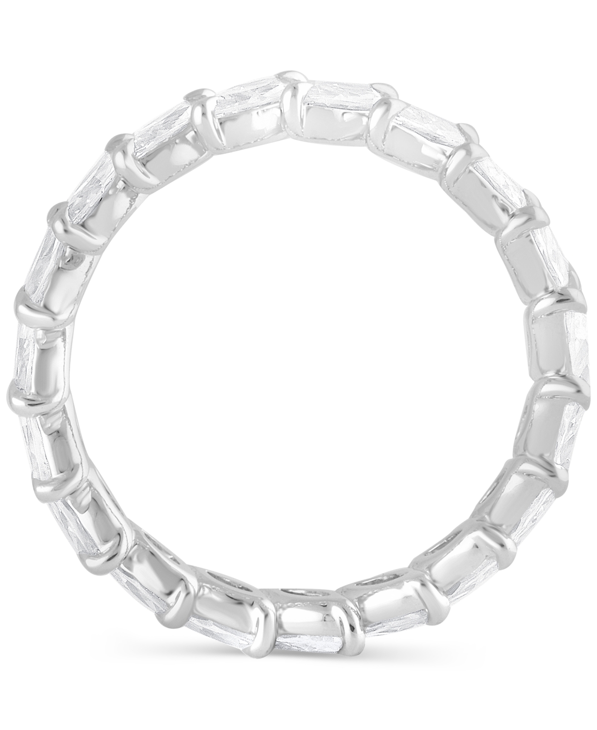 Badgley Mischka Certified Lab Grown Diamond Marquise-Cut Eternity Band (3 ct. t.w.) in 14k Gold