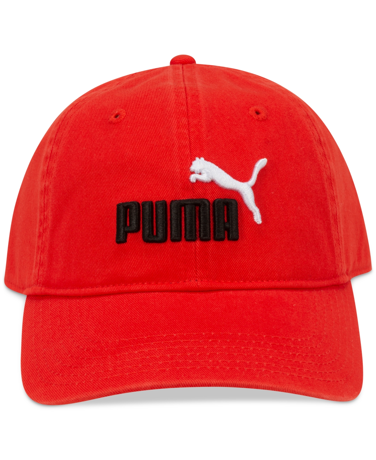 Puma Men's #1 Adjustable Cap 2.0 Strapback Hat In Red