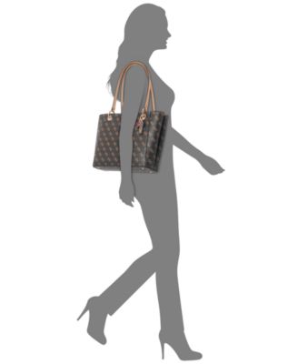 Noelle 4-G Logo Basique Double Compartment Tote