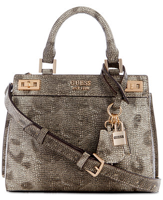  GUESS Womens Katey Satchel Crossbody Mini, Leopard, One Size US  : GUESS: Clothing, Shoes & Jewelry