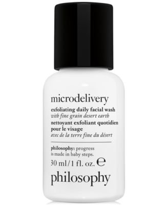 philosophy - FREE Mircodelivery 30 ml Deluxe Face Wash with any $65  purchase.